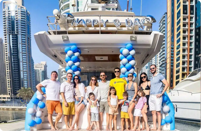 birthday yacht rental dubai